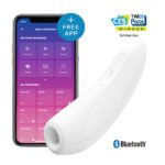 Satisfyer Curvy 1 Plus Rechargeable App-Controlled Vibrator – White - Image 2