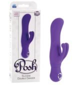 Posh Silicone Double Dancer Dual Vibrator – Purple