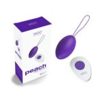 Peach Into You Indigo Rechargeable Vibrating Egg – Purple - Image 2