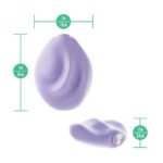 URSELF PulsePad Lavender Platinum-Cured Silicone Vibrator with Wireless Remote - Image 4