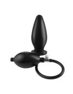 Anal Fantasy Collection Inflatable Silicone Plug - Black - Image 2