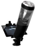 PDX Elite Mega-Bator Rechargeable Stroker with Rotating and Thrusting Action – Black - Image 4