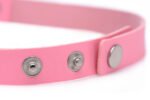 Dark Heart Chrome Heart Choker - Pink - Image 4