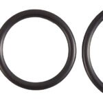 Rubber Cock Ring Set - Black