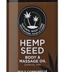 Hemp Seed Massage and Body Oil - Naked in the Woods - 8 Fl. Oz./ 237ml