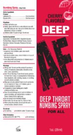 Deep Af Deep Throat Numbing Spray - Cherry - 1 Fl. Oz. - Image 2