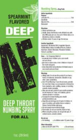 Deep Af - Spearmint Flavored Deep Throat Spray - 1 Oz - Image 3