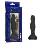 Deep Swirl Rechargeable Vibrating Probe – Black - Image 2