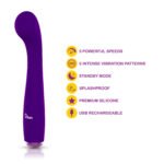Vibens Devotion G-Spot Vibrator – Purple, Rechargeable - Image 3