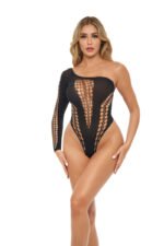 Dollar Sign Bodysuit - One Size - Black - Image 2