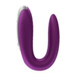 Satisfyer Double Fun Couples Vibrator – Violet - Image 3