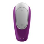 Satisfyer Double Fun Couples Vibrator – Violet - Image 4