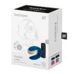 Satisfyer Double Love Couples Vibrator – Blue, App-Controlled, Rechargeable - Image 3