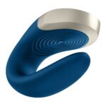 Satisfyer Double Love Couples Vibrator – Blue, App-Controlled, Rechargeable - Image 4