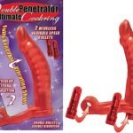 Double Penetrator Ultimate Cockring - Red