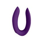 Double Plus Remote Rechargeable Vibrating Couples Ring – Purple - Image 3