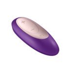 Double Plus Remote Rechargeable Vibrating Couples Ring – Purple - Image 4