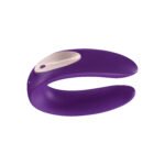 Double Plus Remote Rechargeable Vibrating Couples Ring – Purple - Image 5