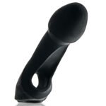 HunkyJunk Double Thruster Silicone and TPR Strap-On – Tar Ice - Image 6