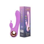 Double Tifany Rechargeable Vibrator with Dual Motors – Purple - Image 2