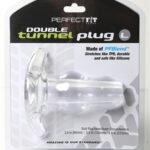 Double Tunnel Plug Large - Clear