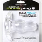 Double Tunnel Plug Medium - Clear