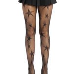 Star Net Tights - Os - Black