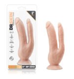 Dr. Skin - 8 Inch Dp Cock - Vanilla - Image 3