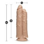Dr. Skin Double Trouble Double Shaft Dildo – Beige - Image 2
