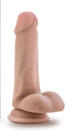 Dr. Skin Dr. Jeffrey 6.5 Inch Dildo with Balls – Beige - Image 4