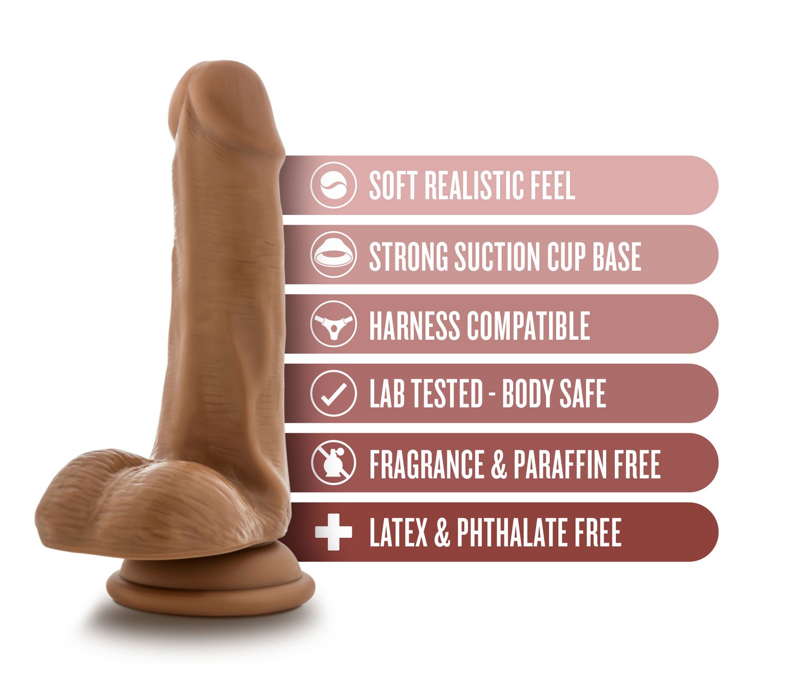 dr-skin-dr-jeffrey-65-inch-dildo-with-balls-tan Dr. Skin - Dr. Jeffrey - 6.5 Inch Dildo With Balls - Tan - Image 1