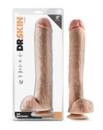 Dr. Skin - Dr. Michael - 14 Inch Dildo With Balls - Beige - Image 2