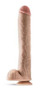 Dr. Skin - Dr. Michael - 14 Inch Dildo With Balls - Beige - Image 5
