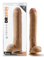 Dr. Skin - Dr. Michael - 14 Inch Dildo With Balls Tan - Image 3