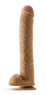 Dr. Skin - Dr. Michael - 14 Inch Dildo With Balls Tan - Image 6