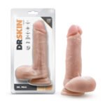 Dr. Skin Dr. Paul 7.25 Inch Dildo with Balls – Beige - Image 5