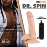 Dr. Skin - Dr. Spin - 6 Inch Gyrating Realistic Dildo - Vanilla - Image 3