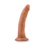 Dr. Skin Glide 7.5 Inch Self Lubricating Dildo - Mocha - - Image 2