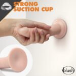 Dr. Skin Glide - 7.5 Inch Self Lubricating Dildo - Vanilla - Image 3