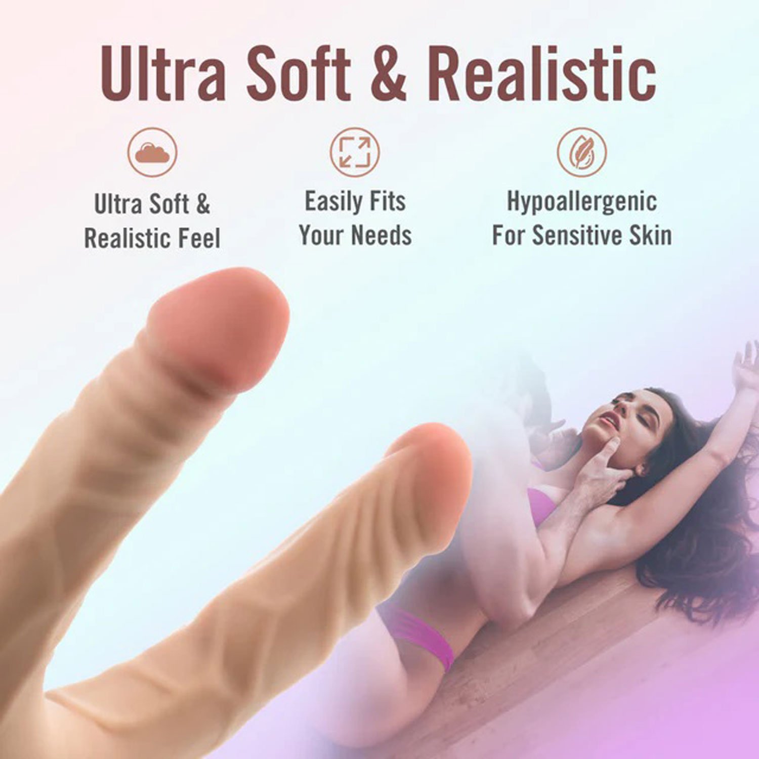 dr-skin-plus-14-posable-double-dong-beige Dr. Skin Plus - 14 Posable Double Dong - Beige - Image 1