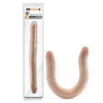 Dr. Skin Plus - 16.5 Posable Double Dong - Beige - Image 7