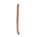 Dr. Skin Plus - 16.5 Posable Double Dong - Beige - Image 9