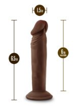 Dr. Skin Plus - 6 Inch Posable Dildo - Chocolate - Image 2