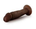 Dr. Skin Plus - 6 Inch Posable Dildo - Chocolate - Image 4