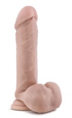 Dr. Skin Plus - 8 Inch Posable Dildo With Balls - Vanilla - Image 8