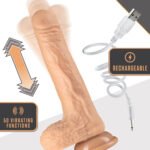 Dr. Skin Silicone Dr. Grey Rechargeable Thrusting Dildo – Vanilla - Image 4