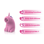 Dreamii Licks Licking Unicorn Stimulator - Mystical Pink - Image 8