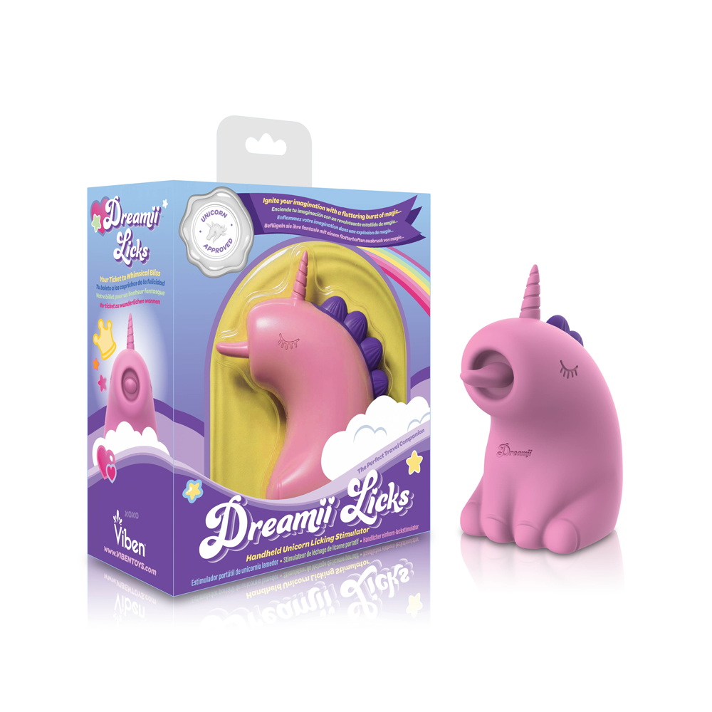 dreamii-licks-licking-unicorn-stimulator-mystical-pink Dreamii Licks Licking Unicorn Stimulator - Mystical Pink - Image 1