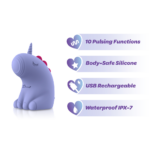 Dreamii Pulse Pulsing Unicorn Stimulator - Mystical Purple - Image 8
