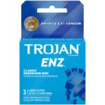 Trojan Enz Lubricated Condoms – 3 Pack - Image 2